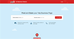 Desktop Screenshot of biz.yelp.com