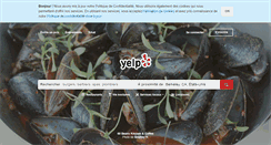 Desktop Screenshot of fr.yelp.be