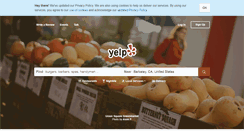 Desktop Screenshot of en.yelp.be