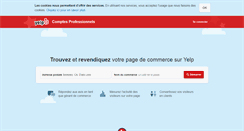 Desktop Screenshot of biz.yelp.fr