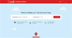 Desktop Screenshot of biz.yelp.ca