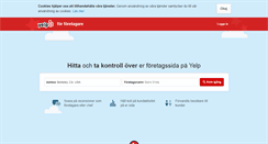 Desktop Screenshot of biz.yelp.se