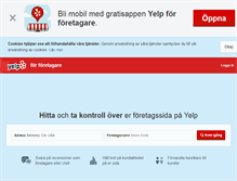 Tablet Screenshot of biz.yelp.se