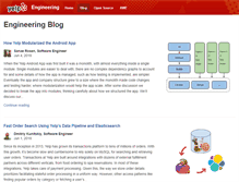 Tablet Screenshot of engineeringblog.yelp.com