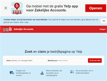 Tablet Screenshot of biz.yelp.nl